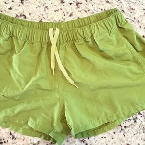 Patagonia Lime Green Women's Athletic Shorts NWOT